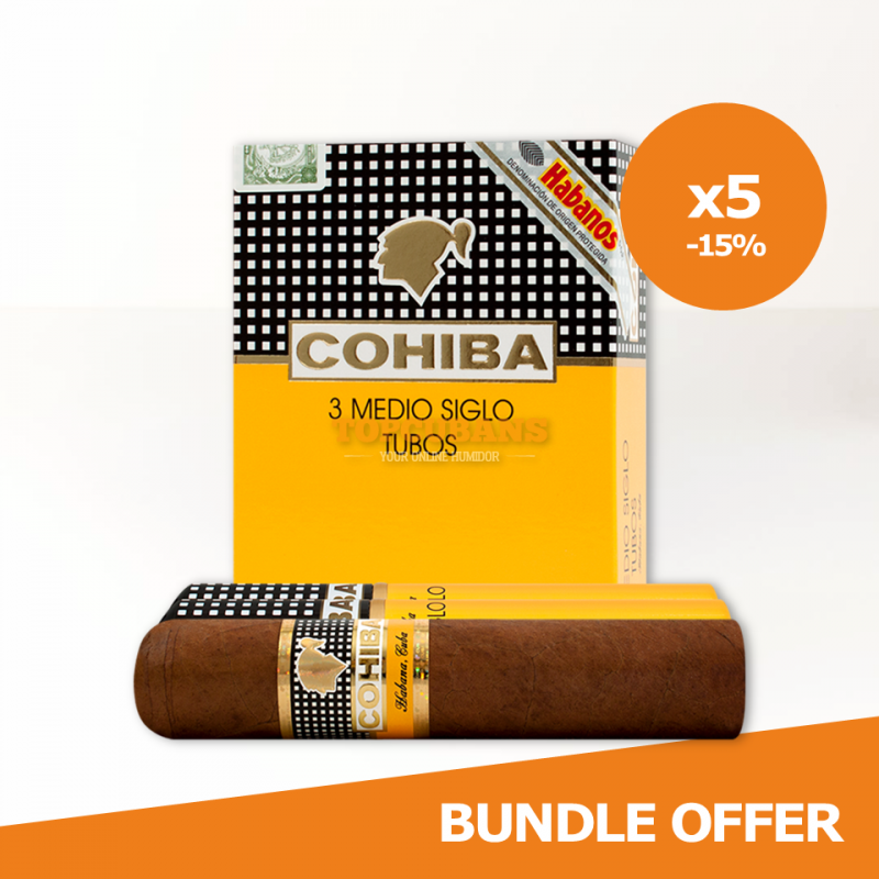 COHIBA Medio Siglo - Pack of 3 x 5