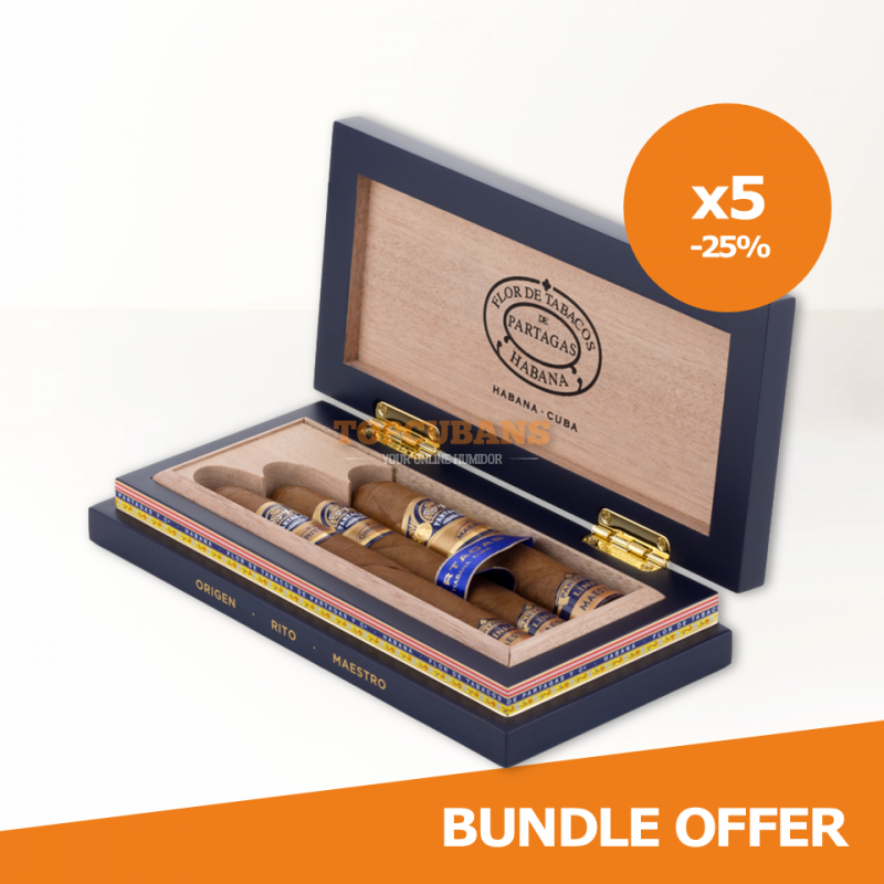 PARTAGAS Linea Maestra Estuche - Packs of 3 x 5