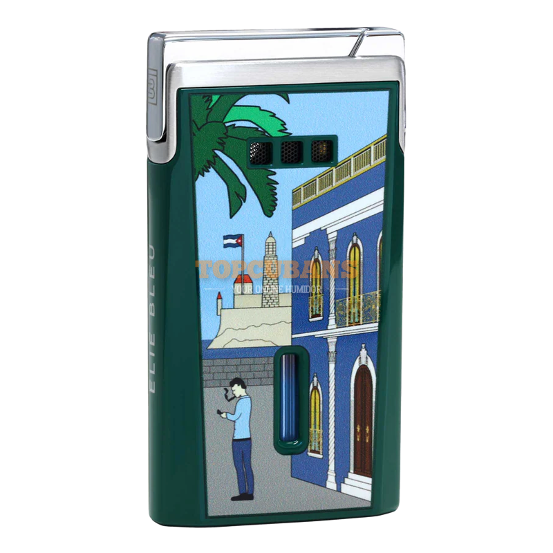 Lighter - J15 - Lacquer Carousel Green