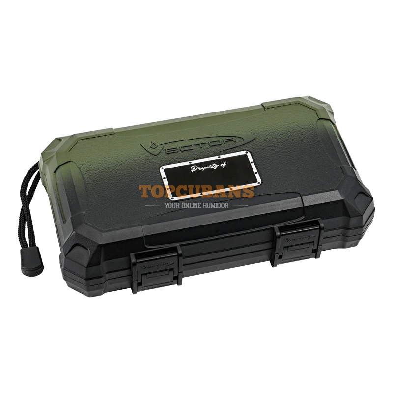 Cigar Travel Hard Case - Green
