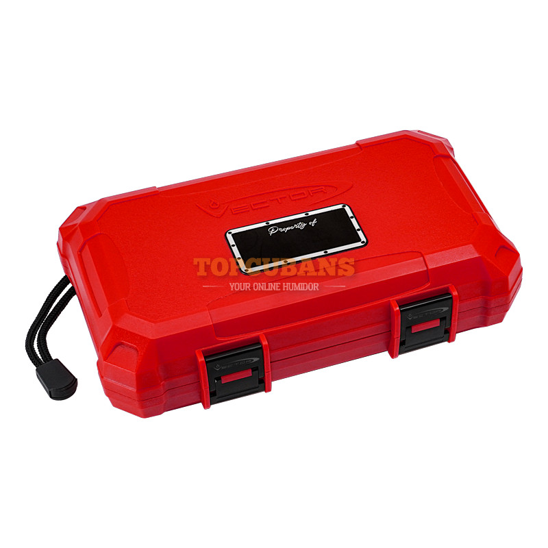 Cigar Travel Hard Case - Red