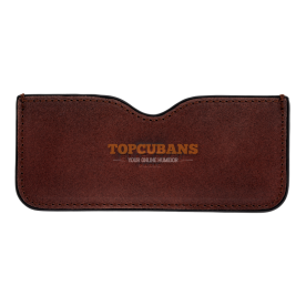 ELIE BLEU Cut Case - Leather - Brown