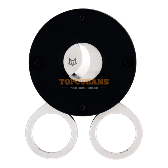 Circle Cigar Cutter - Black