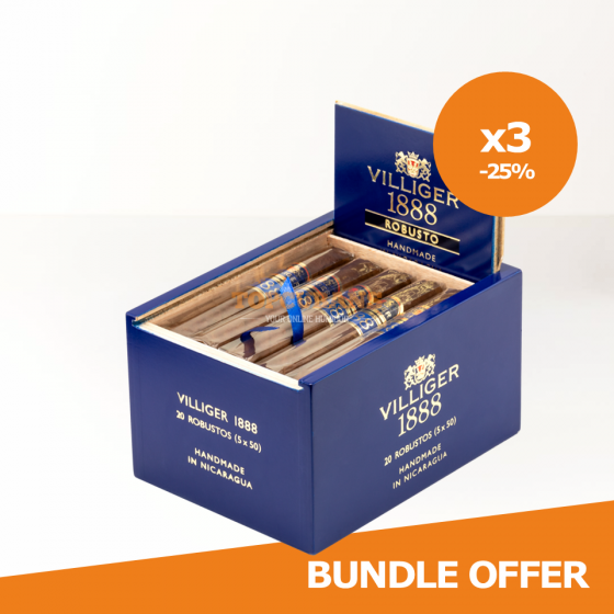 1888 Nicaragua - Robusto - 3-Box Bundle