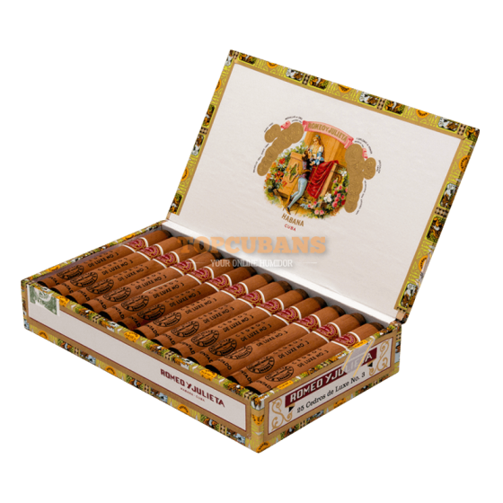 ROMEO Y JULIETA Cedros De Luxe No.3 (Box of 25)