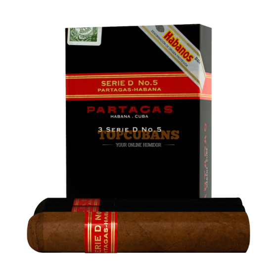 PARTAGAS (파르타가스) Serie D No.5 TUBOS (Pack of 3)