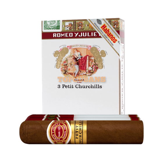 Romeo y Julieta (로메오 야 후리에타) Petit Churchills TUBOS (Box of 3)