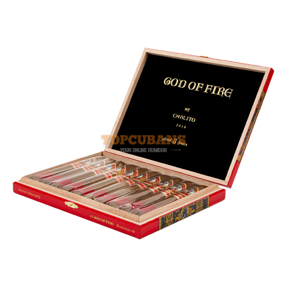 ARTURO FUENTE God Of Fire By Carlito - Diademas 56 (Box of 10)