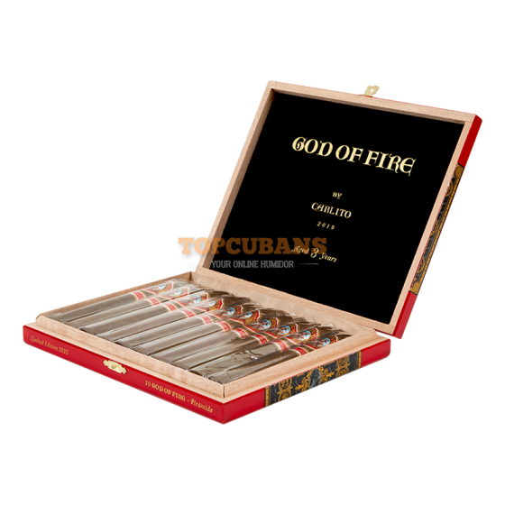 Arturo Fuente (아르투로 푸엔테) God Of Fire By Carlito - Piramide (Box of 10)