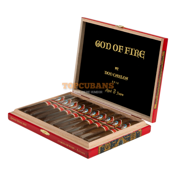 アルトゥーロ・フエンテ God Of Fire By Don Carlos - Robusto (Box of 10)