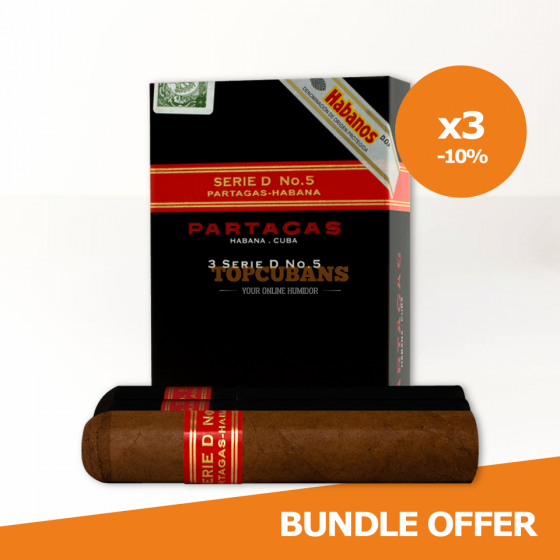 BULK PARTAGAS Serie D No.5 - Pack of 3 x 3 (Box of 9)