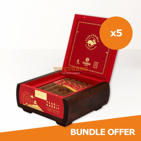 BULK -  PLASENCIA Year of The Rabbit - Box of 10 x 5 (Set of 50)