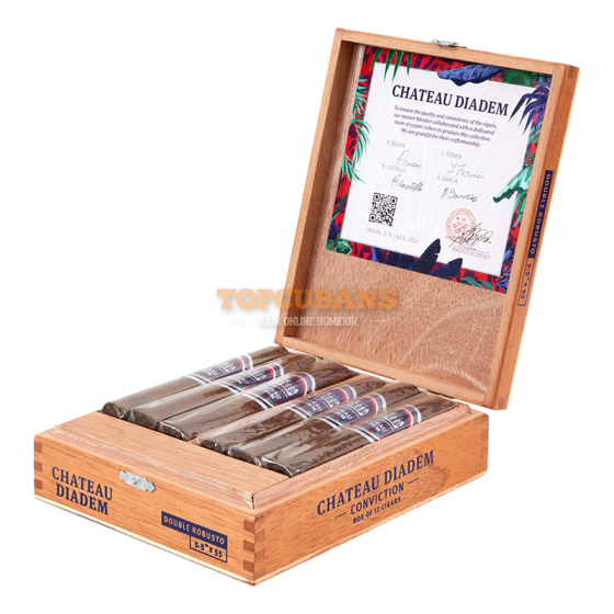 CHATEAU DIADEM Conviction - Double Robusto (Box of 12)