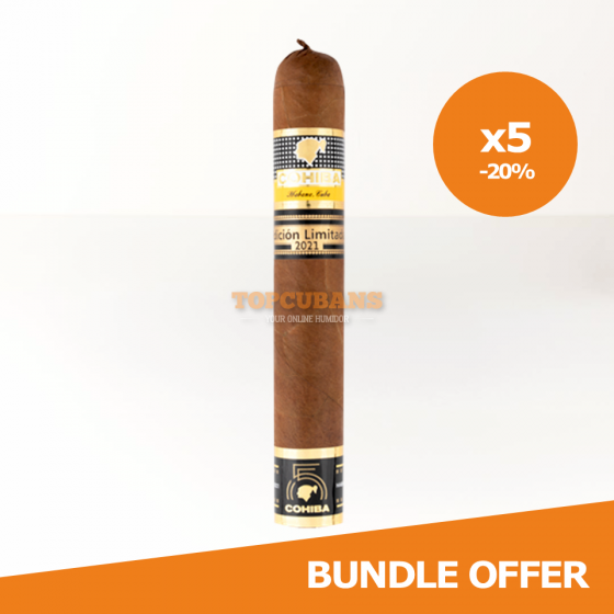 COHIBA 55 Aniversario - Special 5-Sticks Bundle (Stick of 5)