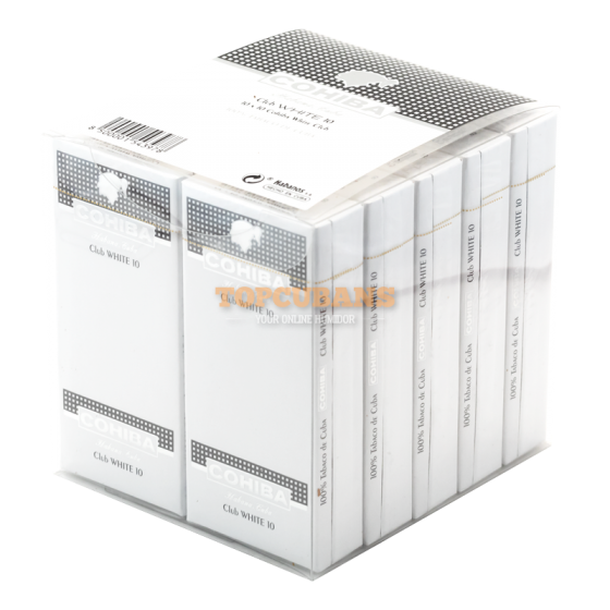 COHIBA (코이바) Club Ban Cb White (10 packs of 10) (Cube of 100)