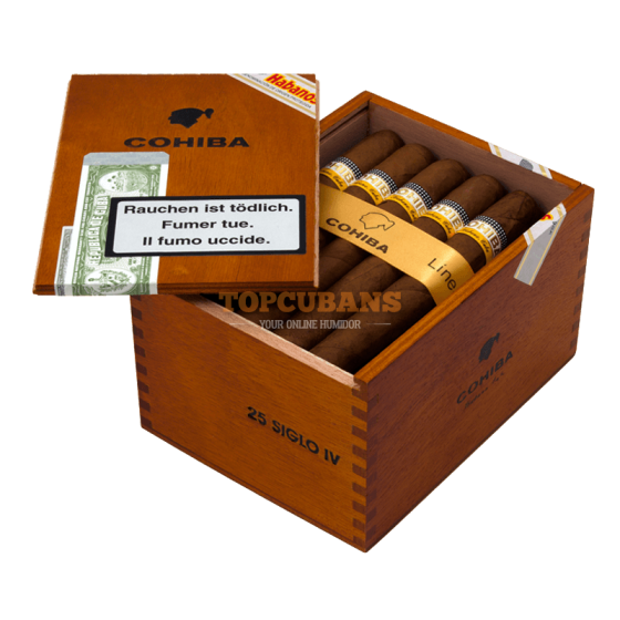 COHIBA Siglo IV (DAMAGED/NO BOX/NO BANDS - 20% OFF) (Box 的 25)