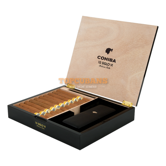 COHIBA (코이바) Humidor Siglo Vi Estuche With Leather Case (Humidor)