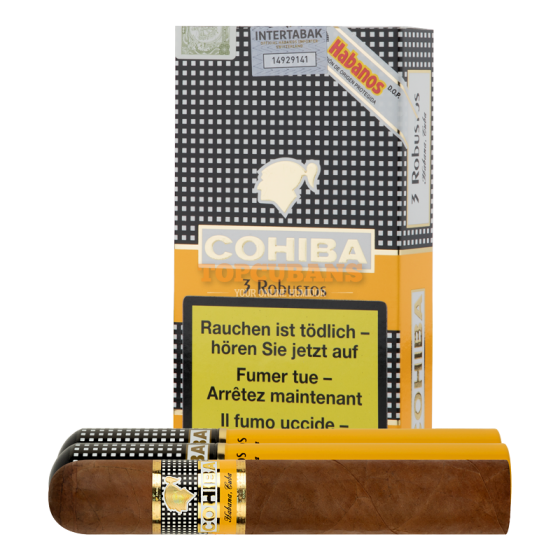 COHIBA (코이바) Robustos (Pack의 3)