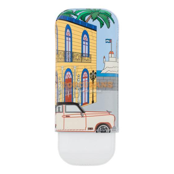 ELIE BLEU Cigar Case - Casa Cubana Le Parisien - 2 (Box)