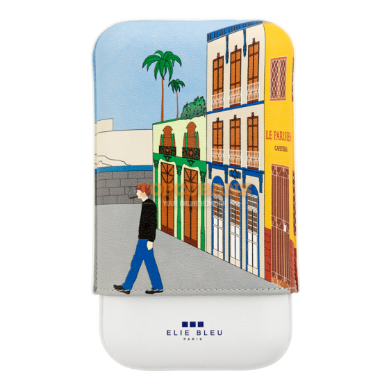 ELIE BLEU Cigar Case - Casa Cubana Le Parisien - 3 (Box)