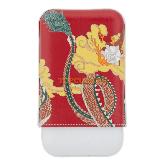 ELIE BLEU Cigar Case - Dragon - 3 (Box)