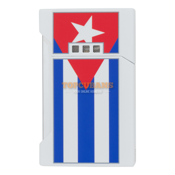 ELIE BLEU Lighter - J12 - Cuban Flag (Box)
