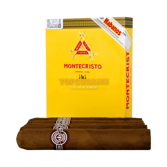 MONTECRISTO DAMAGED CIGARS -15% OFF - No.5 (Box of 5)
