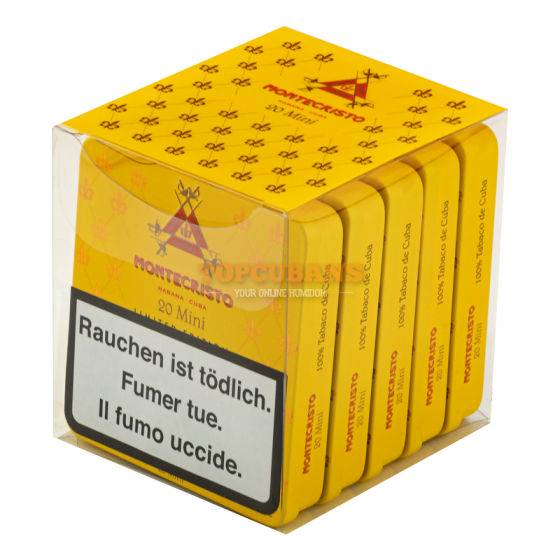 MONTECRISTO Mini Ban Cb Lata - 2023 (5 x 20) (Cube of 100)