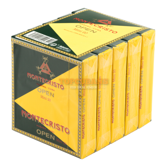 MONTECRISTO Open Mini 20 (20 x 5) (Cube of 100)
