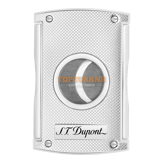 ST DUPONT Cutter Maxijet - Chrome Grid (Box)