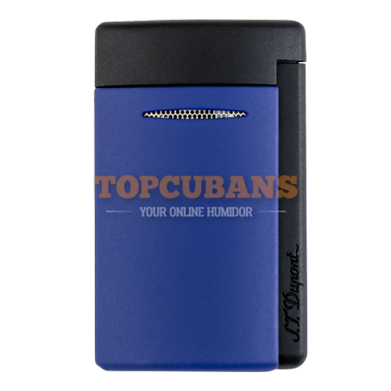ST DUPONT Minijet - Matte Ocean Blue & Black (Box)
