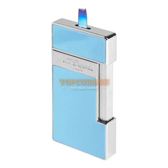 ST DUPONT Slimmy - Sky Blue&chrome (Box)