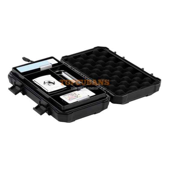 VECTOR Cigar Travel Hard Case - Black (Box)