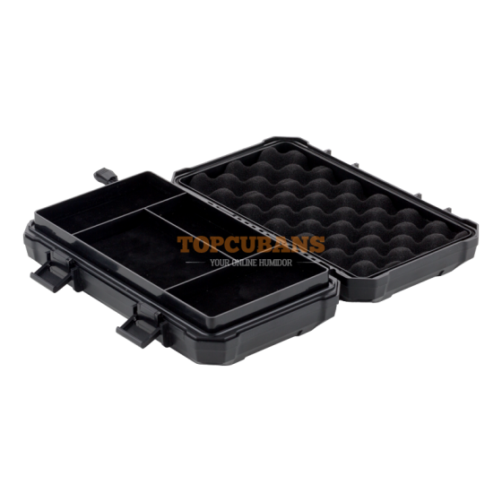 VECTOR Cigar Travel Hard Case - Black (Box)