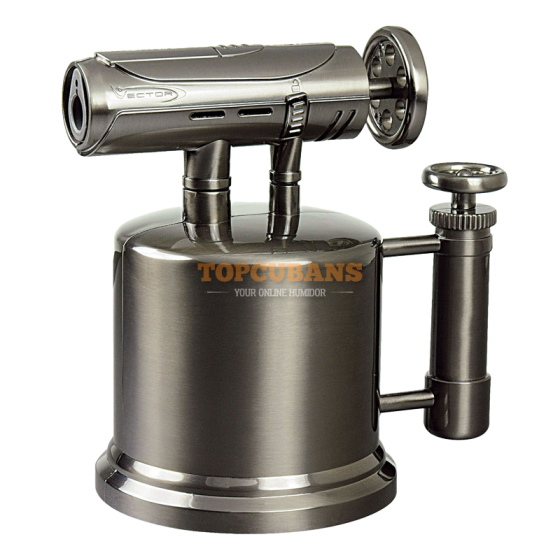 VECTOR Sonic Pump Table Lighter - Gunmetal (Box)