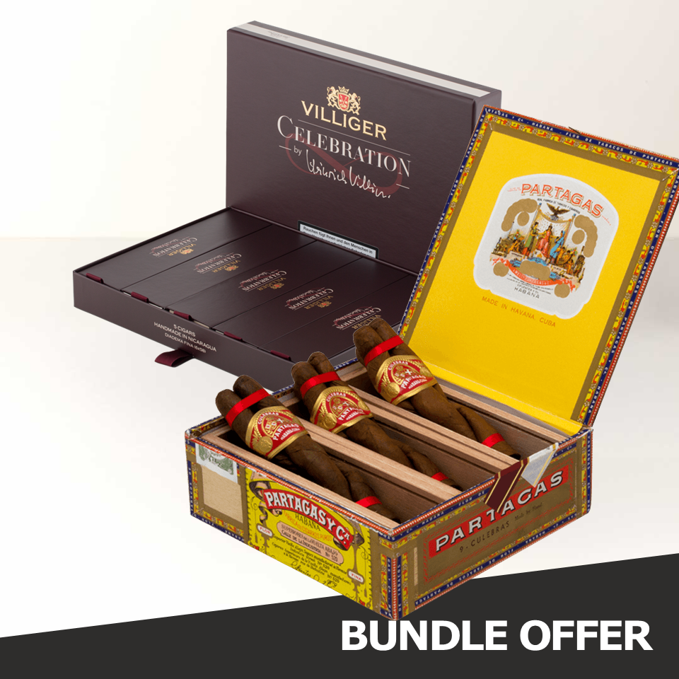 PARTAGAS Culebras (9) & VILLIGER Celebration  (5)