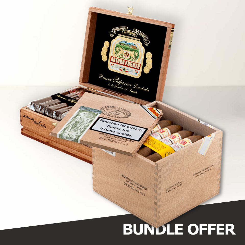 HDM Epicure No.3 (25) & AF Don Carlos Belicoso (25)