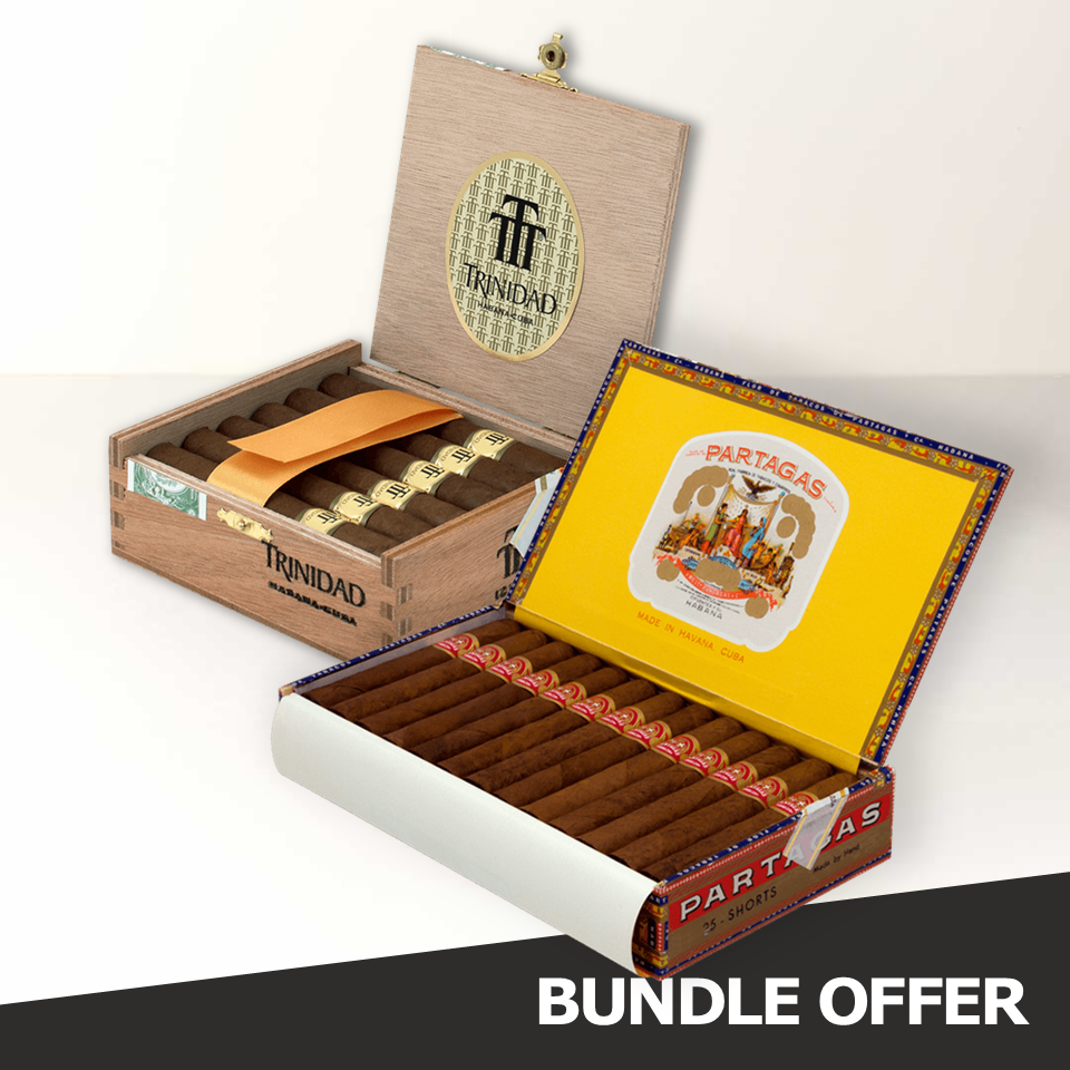 PARTAGAS Shorts (25) & TRINIDAD Reyes (12)
