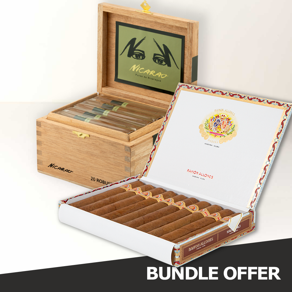 RAMON ALLONES Allones No.3 (10) & NICARAO Clasico Robusto (20)