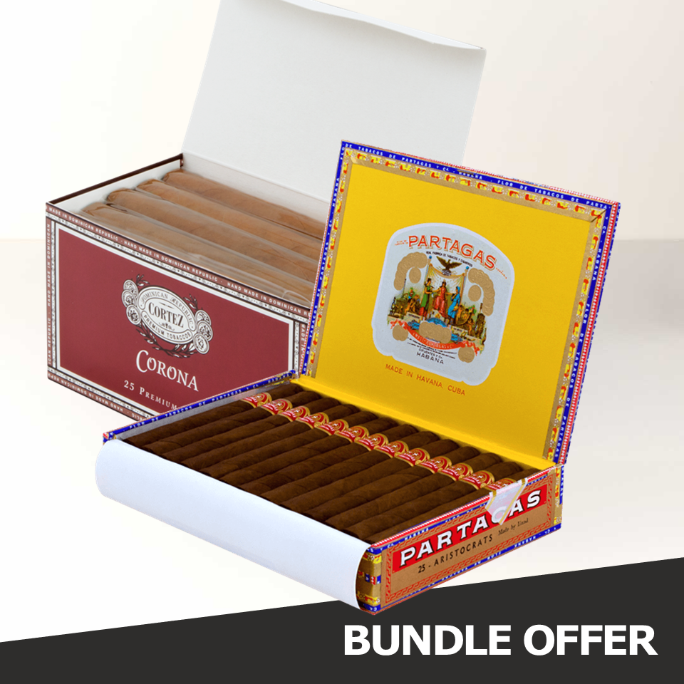 PARTAGAS Aristocrats (25) & CORTEZ