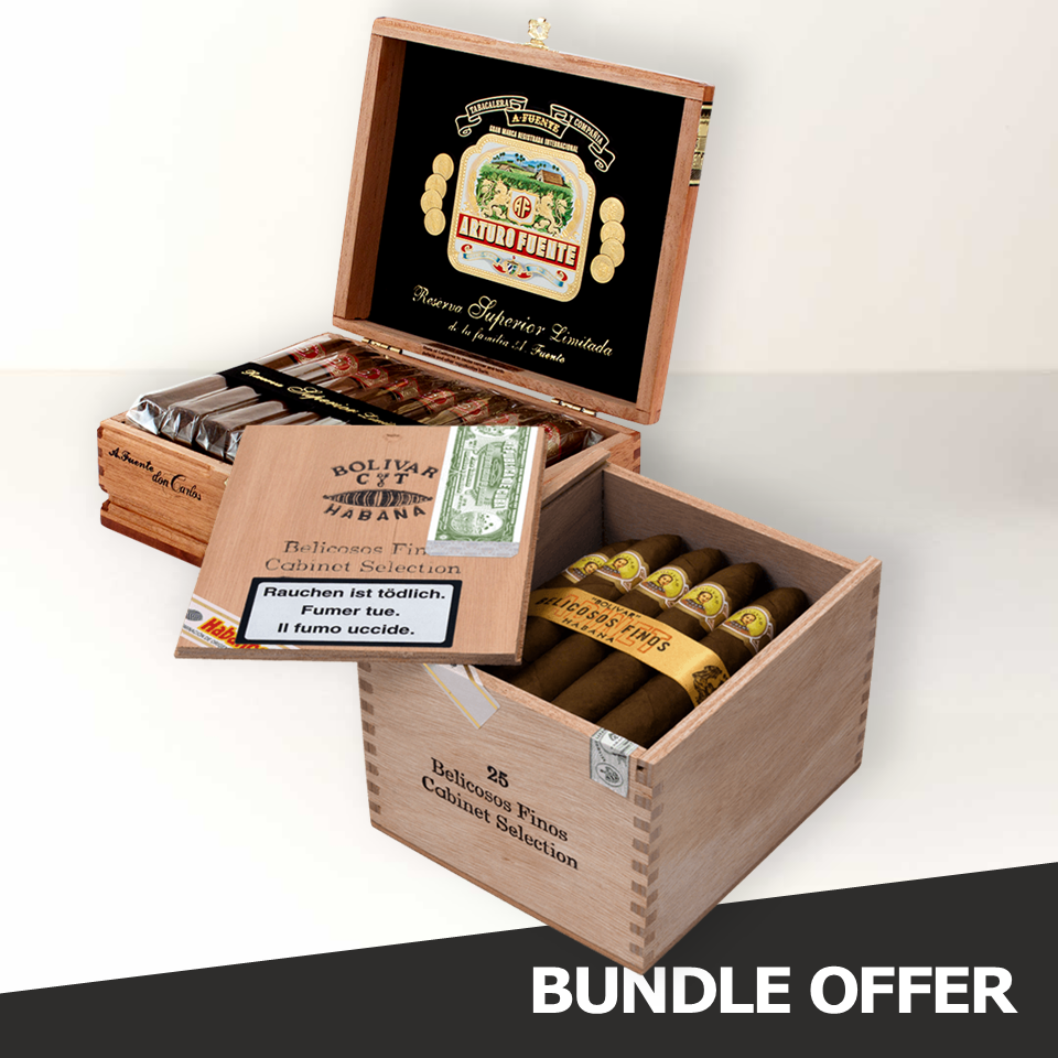 BOLIVAR Belicosos Finos (25) & AF Don Carlos Belicoso (25)