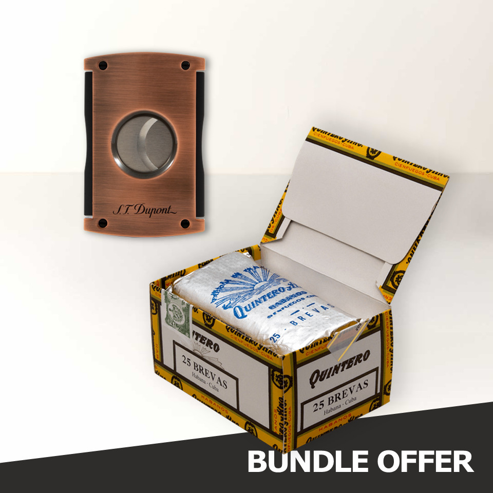 QUINTERO Brevas (25) & ST DUPONT Cutter Maxijet Vintage