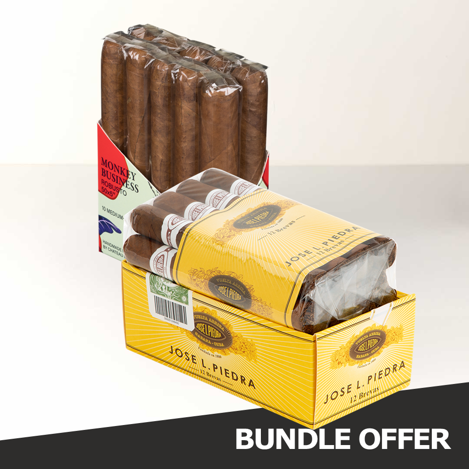 JOSE L. PIEDRA Brevas (12) & MONKEY BUSINESS Robusto (10)