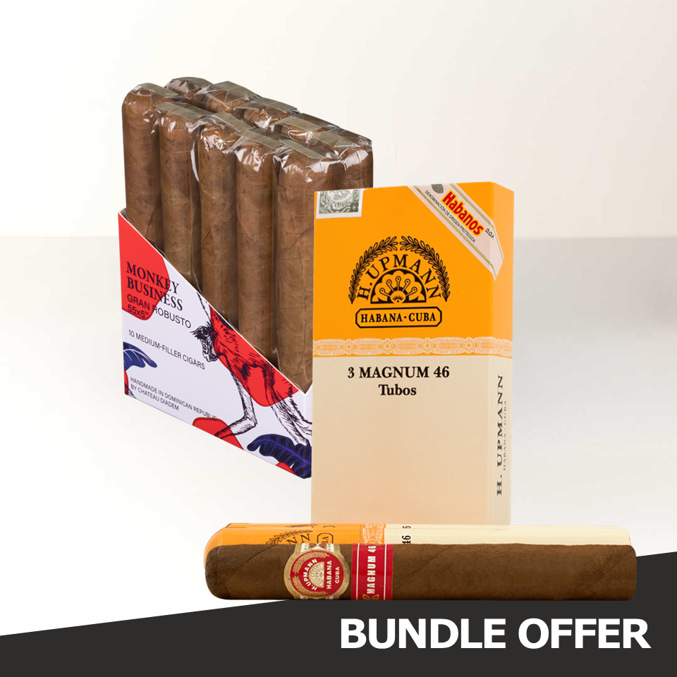 H.UPMANN Magnum 46 TUBOS (3) & MONKEY BUSINESS