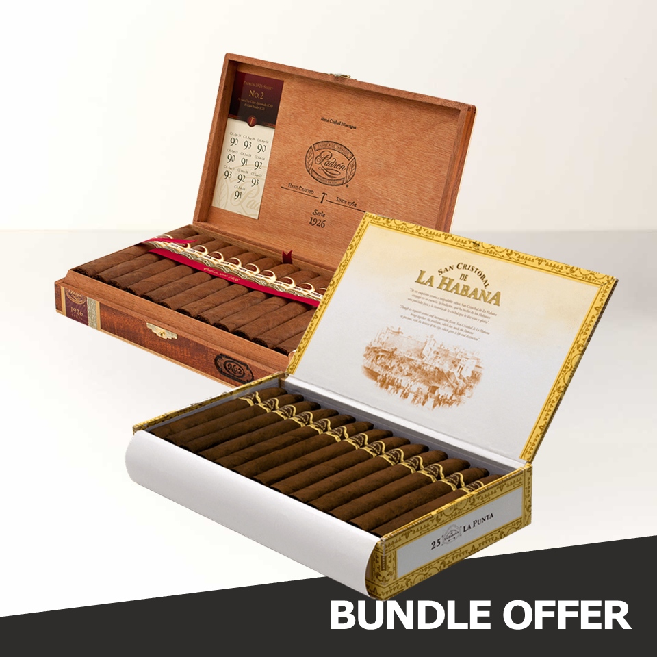 SAN CRISTOBAL DE LA HABANA La Punta (25) & PADRON 1926 No.2 (24)