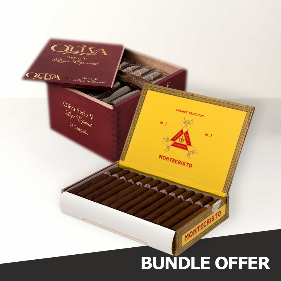 MONTECRISTO No.2 (25) & OLIVA Torpedo Serie V (24)