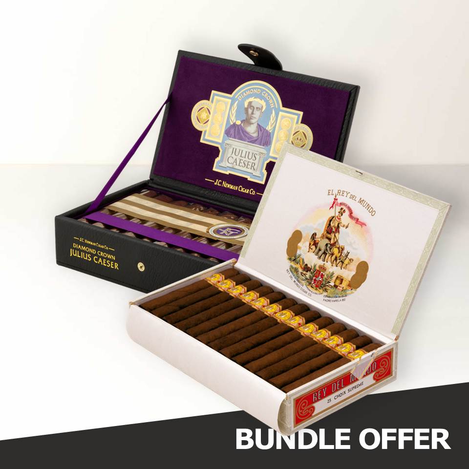 REY DEL MUNDO Choix Suprême (25) & DIAMOND CROWNJulius Caeser Robusto (20)