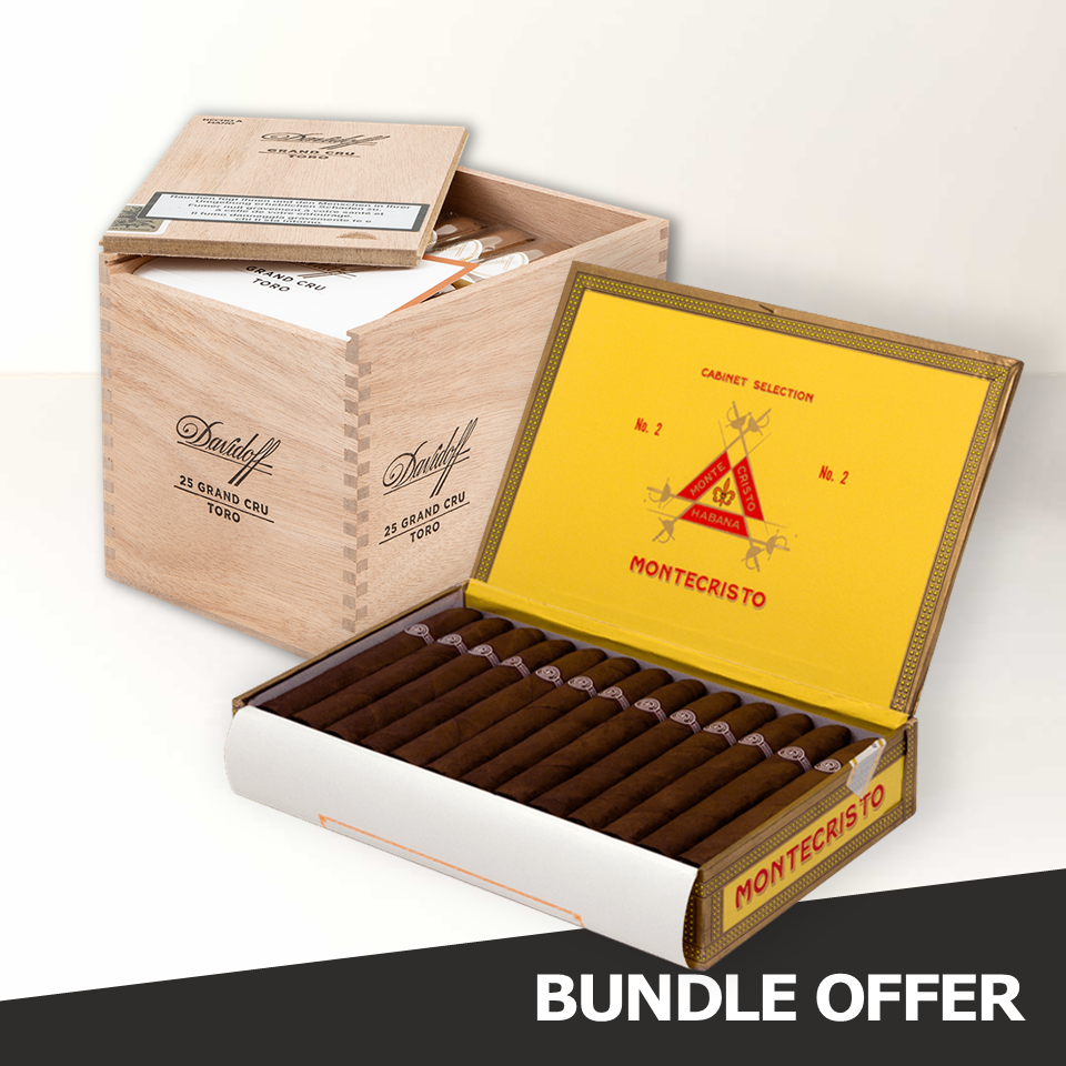 MONTECRISTO No.2 (25) & DAVIDOFF Grand Cru Toro (25)