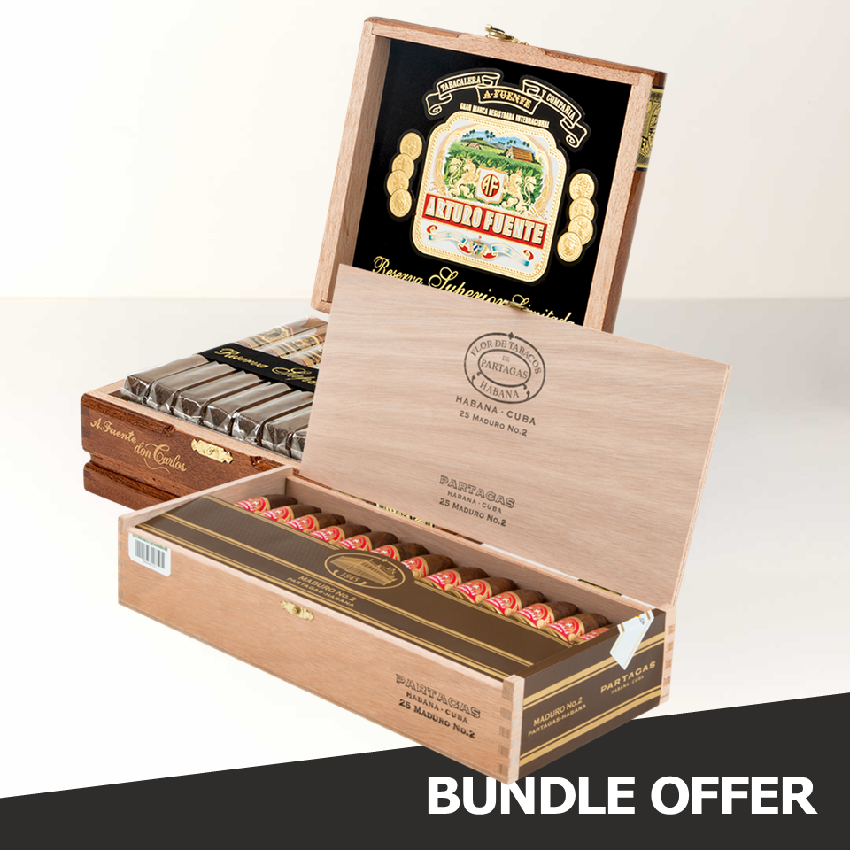 PARTAGAS Maduro No.2 (25) & ARTURO FUENTE