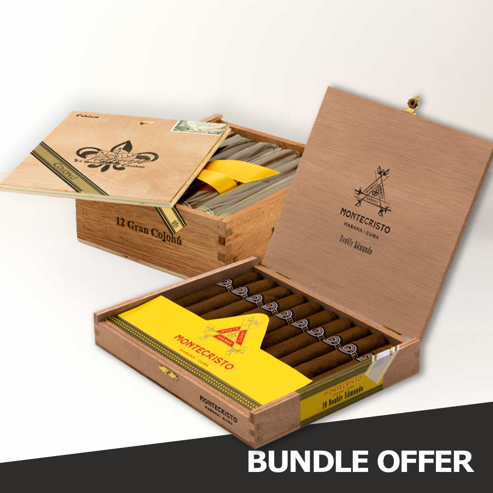 MONTECRISTO Double Edmundo (10) & TATUAJE Gran Cojonu (12)